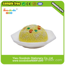Best Sale 3D Rice TPR  Rubber Eraser